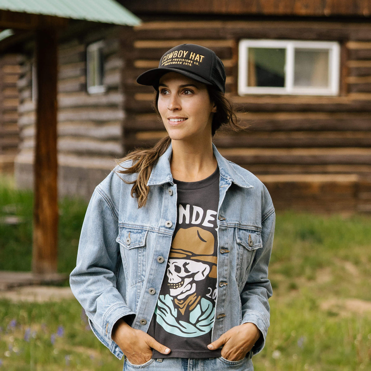 Cowboy Hat - Black/Gold | Baseball Hat | Sendero – Sendero  display picture 3
