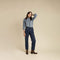 The Wyatt Women's Blouse - Classic Denim
