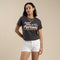 Easy Does It Boxy Tee - Vintage Black