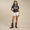 Ysleta High-Rise Women's Shorts - Washed White