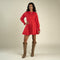 Dottie Western Dress - Mesa Rose