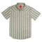 The Wyatt Pearl Snap Short Sleeve Print Shirt - Horseshoe Stripe - Aloe