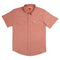 The Wyatt Pearl Snap Short Sleeve Solid Shirt - Nantucket Red