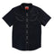 The Prescott Western Shirt - Black/Charcoal