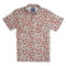 Cantina Pique Polo Short Sleeve Shirt - Desert Floral - Rosado