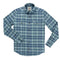 Durango Flannel - Lightweight Stretch - Teal/Blue