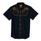 The Prescott Western Shirt - Lariat Navy/Gold