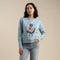 Viejones Women's Sweatshirt - Sterling Blue