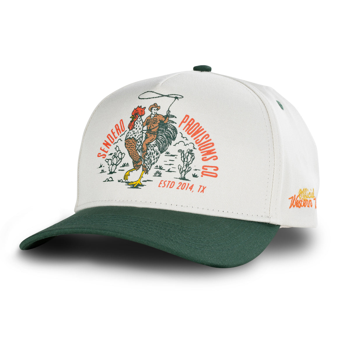Free People X Sondero Hats Green Cowboy Baseball Cap Sendero Provisions Co. West Texas Municipal Snapback | TYLER main image 2