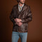 David Allan Leather Blazer