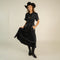 La Dahlia Dress - Silky Viscose - Black