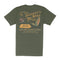 Hand Tied Flies T-Shirt - Army Green