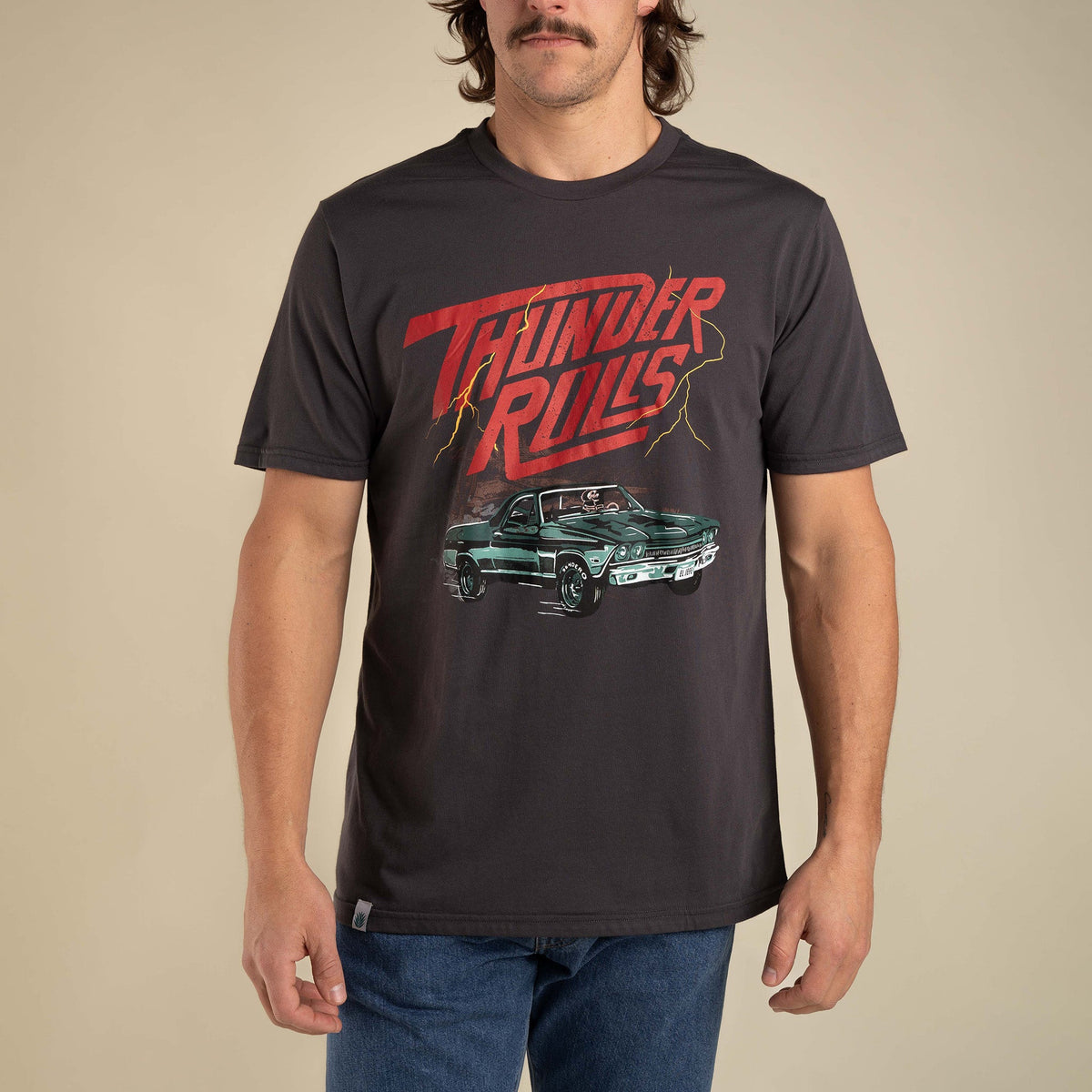 RIZE 新品　THUNDER ROCK Tee VintageBlack SPCS124S11A_ThunderRolls_Tee_V
