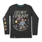 Cosmic Cowboy Long Sleeve T-Shirt - Vintage Black