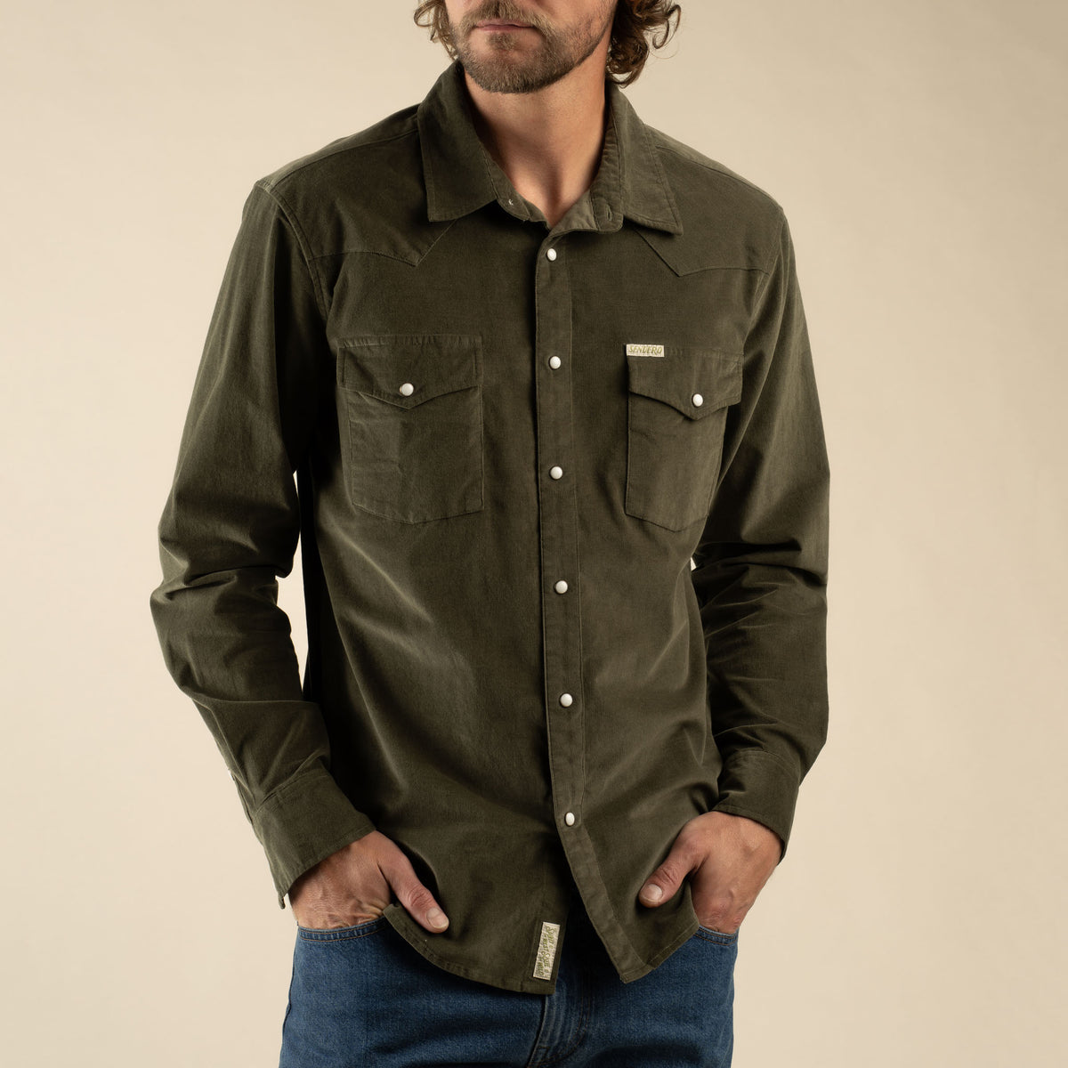 The Wyatt Pearl Snap Long Sleeve Corduroy Shirt – Sendero