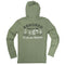 Yucatan Bamboo Hoodie Tech Shirt - San Juan Sage Print
