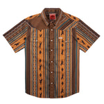 The Wyatt Pearl Snap Short Sleeve Print Shirt