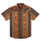 Serape Pearl Snap Shirt - Walnut