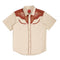 The Cody Western Short Sleeve Shirt - Oat