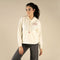 So Far West Crop Hoodie - Vintage White