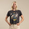 To Space Boxy Tee - Black