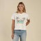 Mirage Boxy Tee - Vintage White