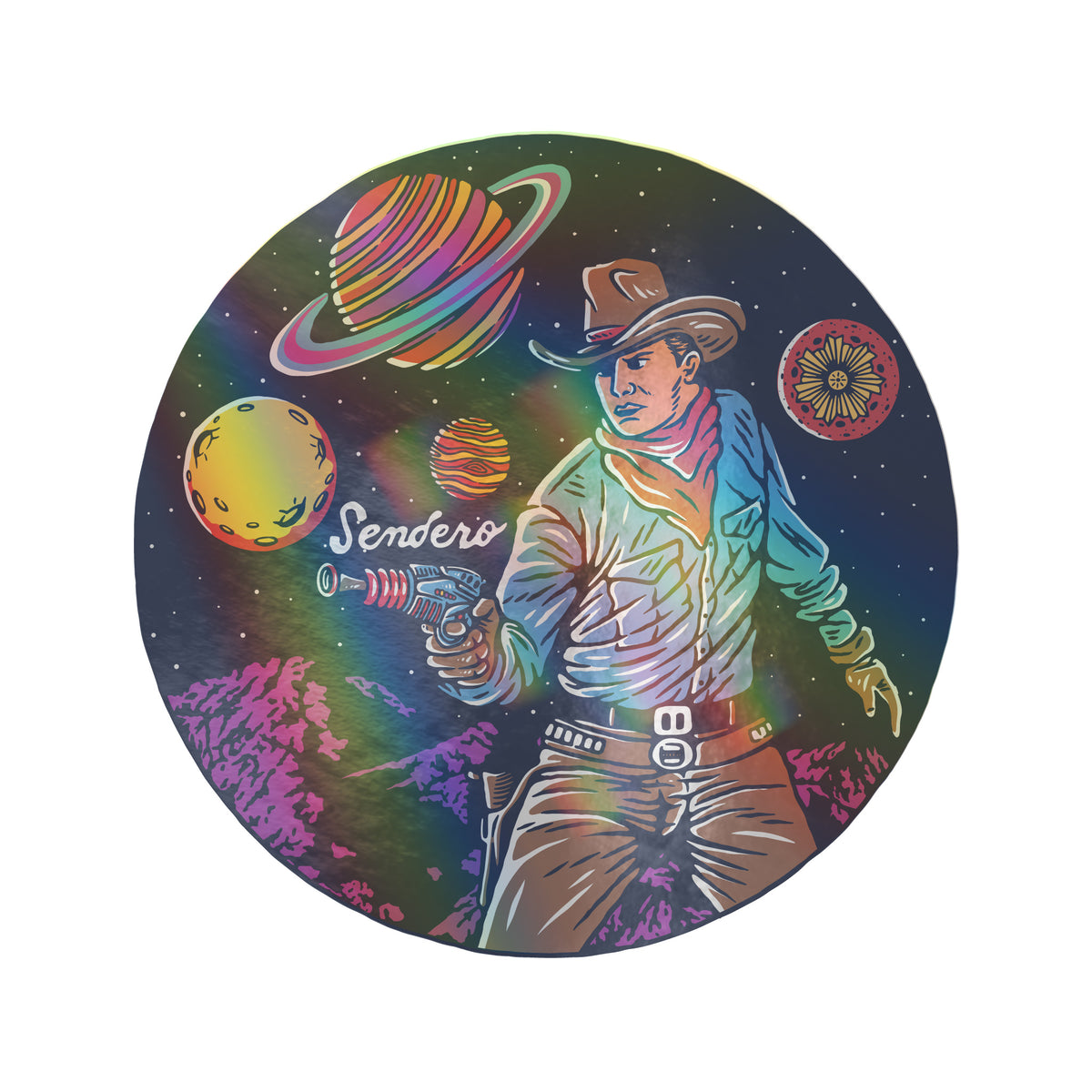 Cosmic Cowboy Graphic Hoodie