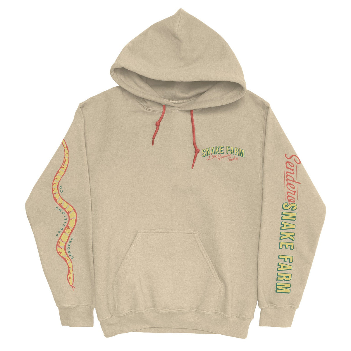 Snake Farm Hoodie - Cream – Sendero Provisions Co.