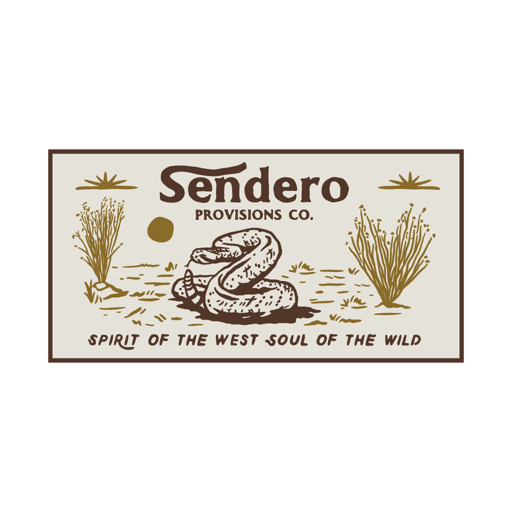 Diamondback Sticker Sendero Provisions Co.