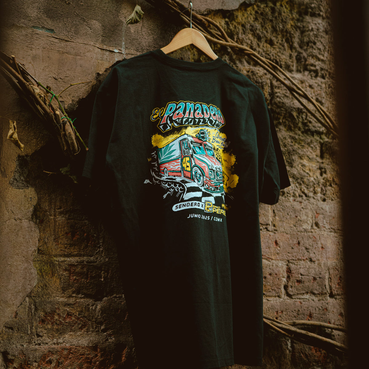 El Panadero Vintage T-Shirt - Black