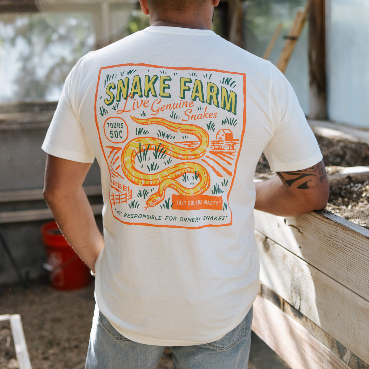 Snake Farm T-Shirt - White