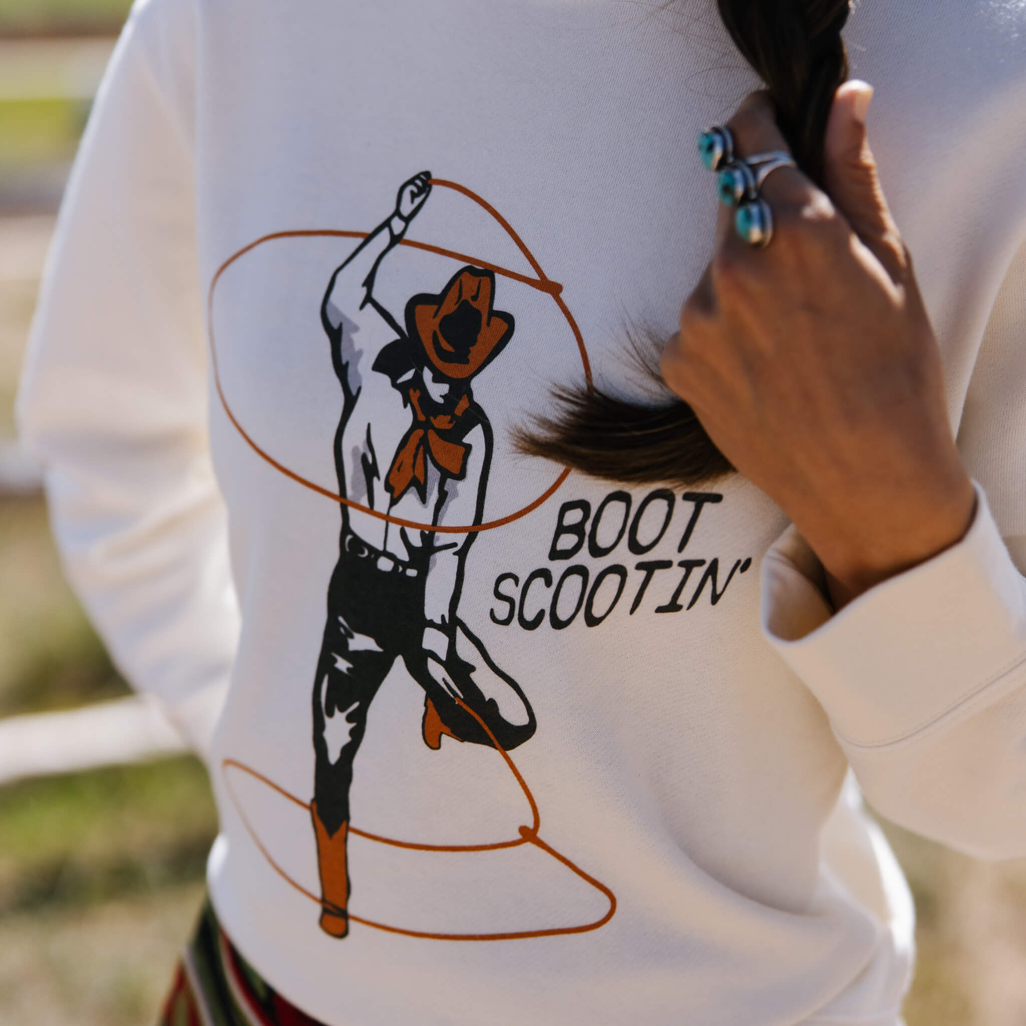 Boot Scootin' Drop Shoulder Sweatshirt