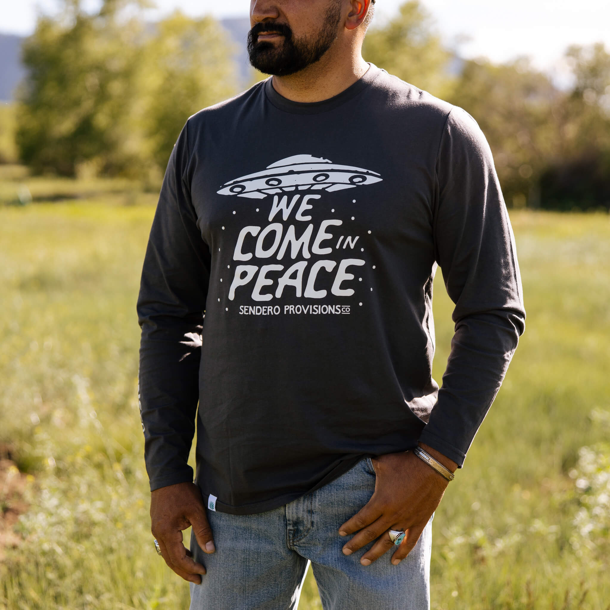 We Come In Peace Long Sleeve T-Shirt
