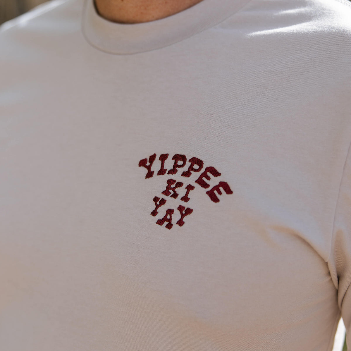 Yippe Ki Yay T-Shirt - Sand