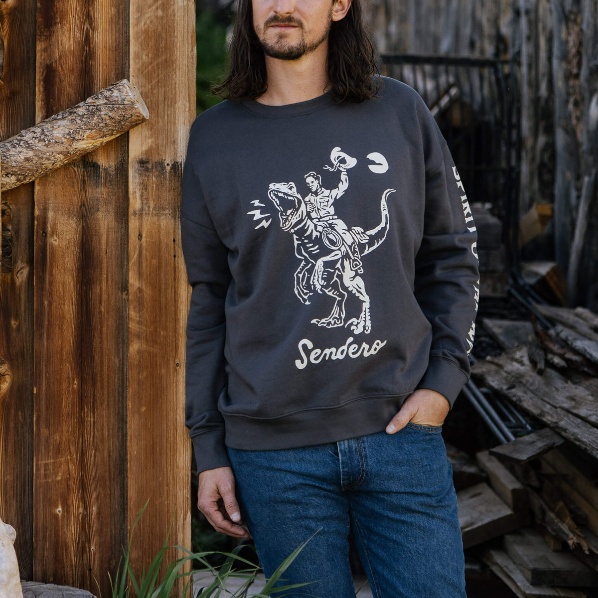 Velociwrangler Sweatshirt - Vintage Black