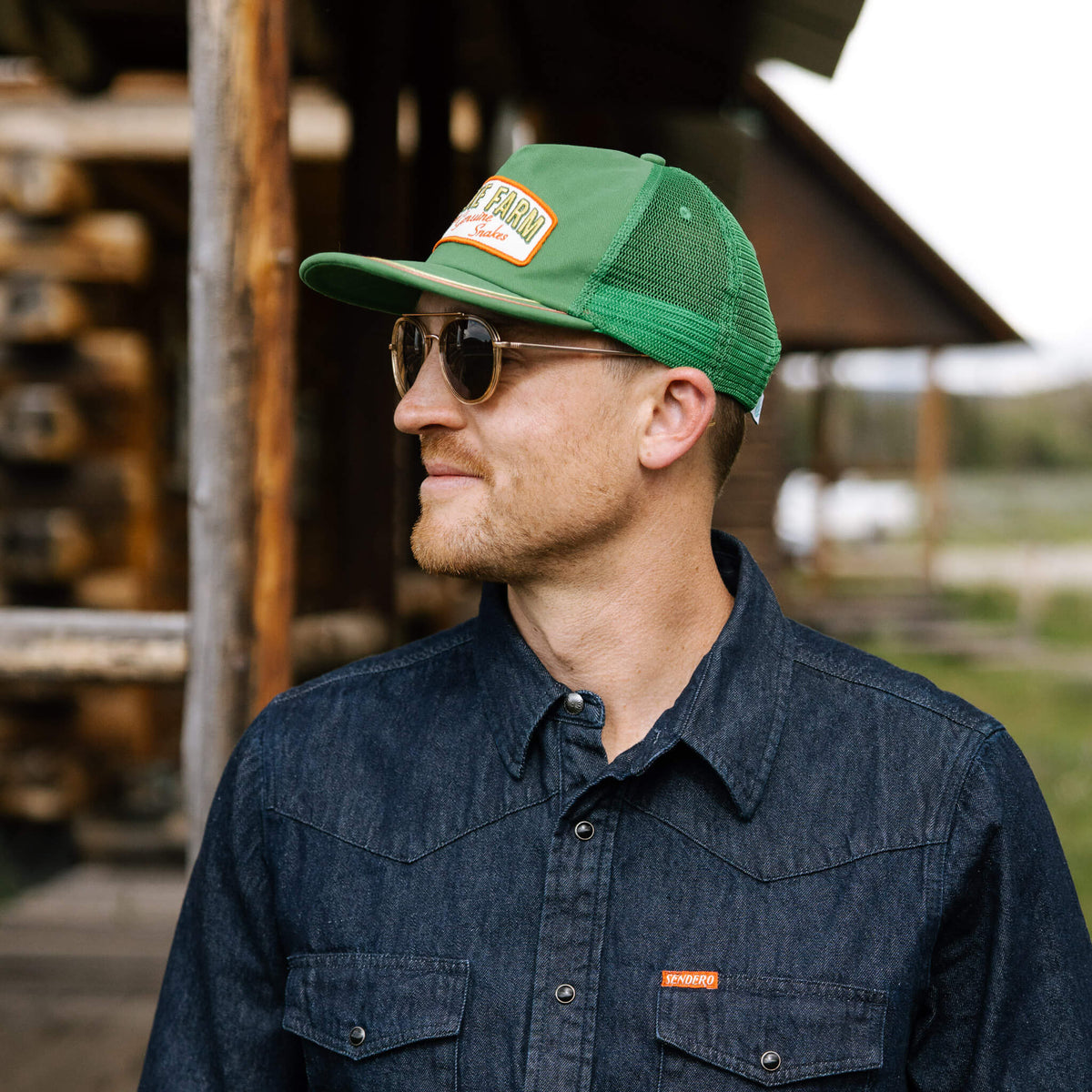 Snake Farm Hat - Green