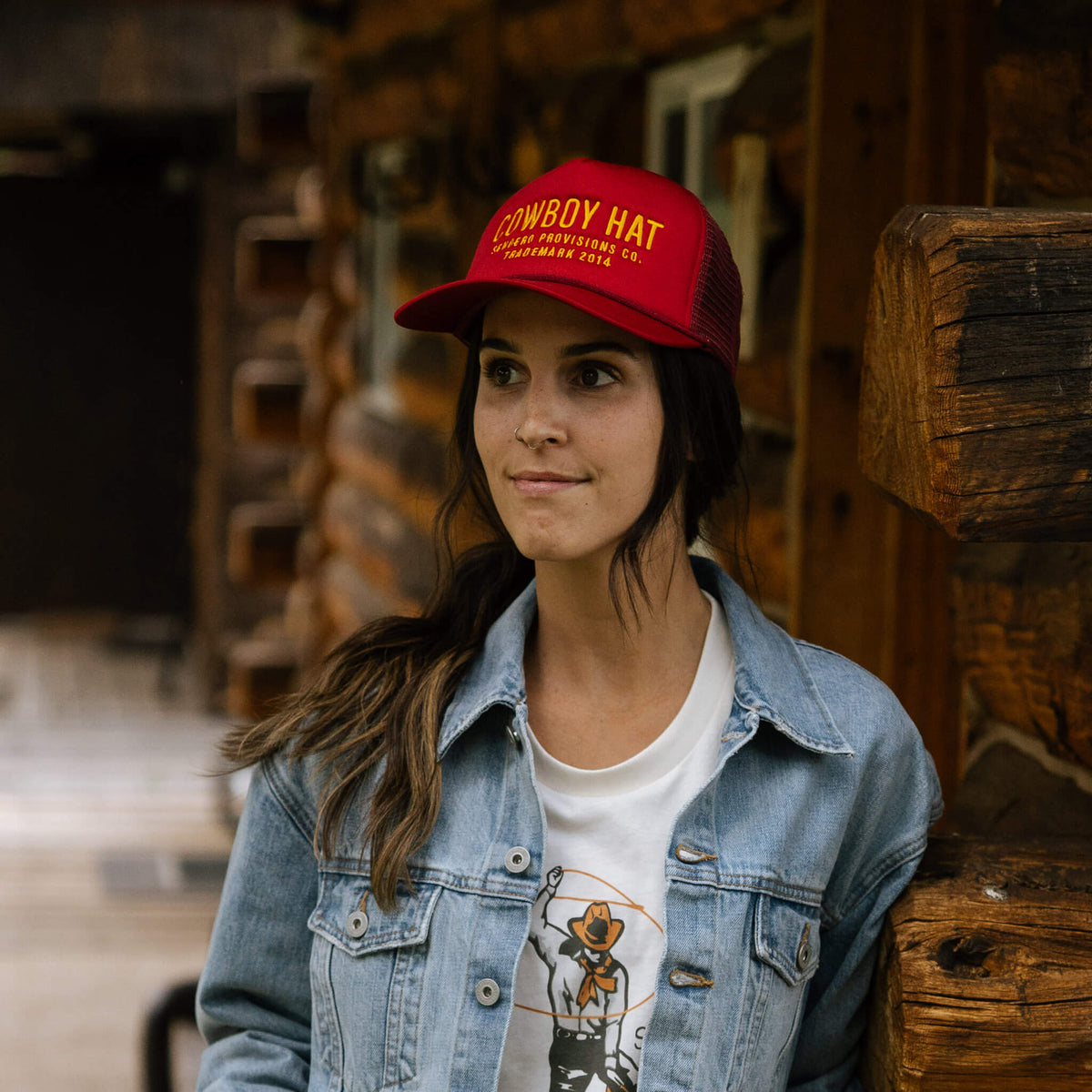 Cowboy Hat - Burgundy