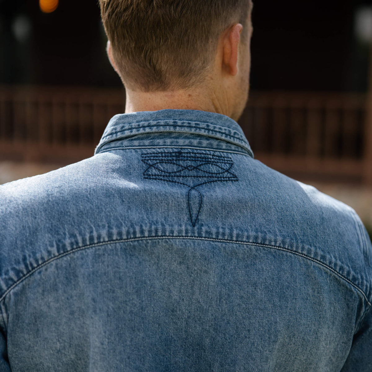 The Hondo Pearl Snap Shirt - Classic Denim