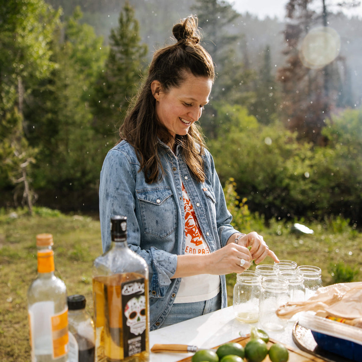The Wyatt Women's Blouse - Classic Denim