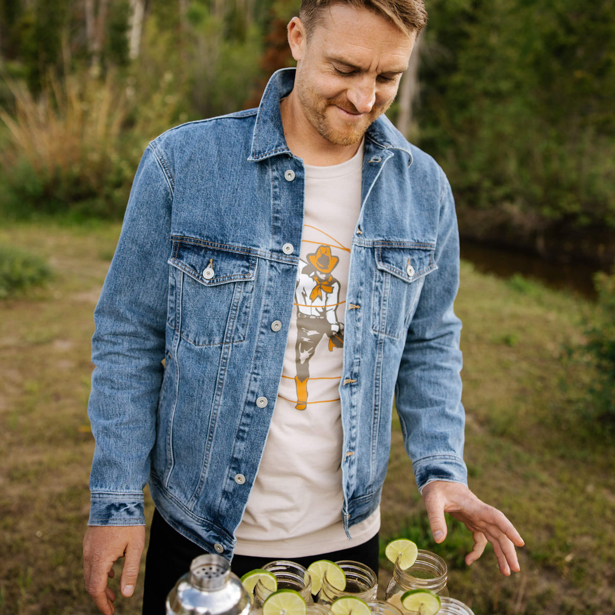Boot Scootin' Long Sleeve T-Shirt - Sand