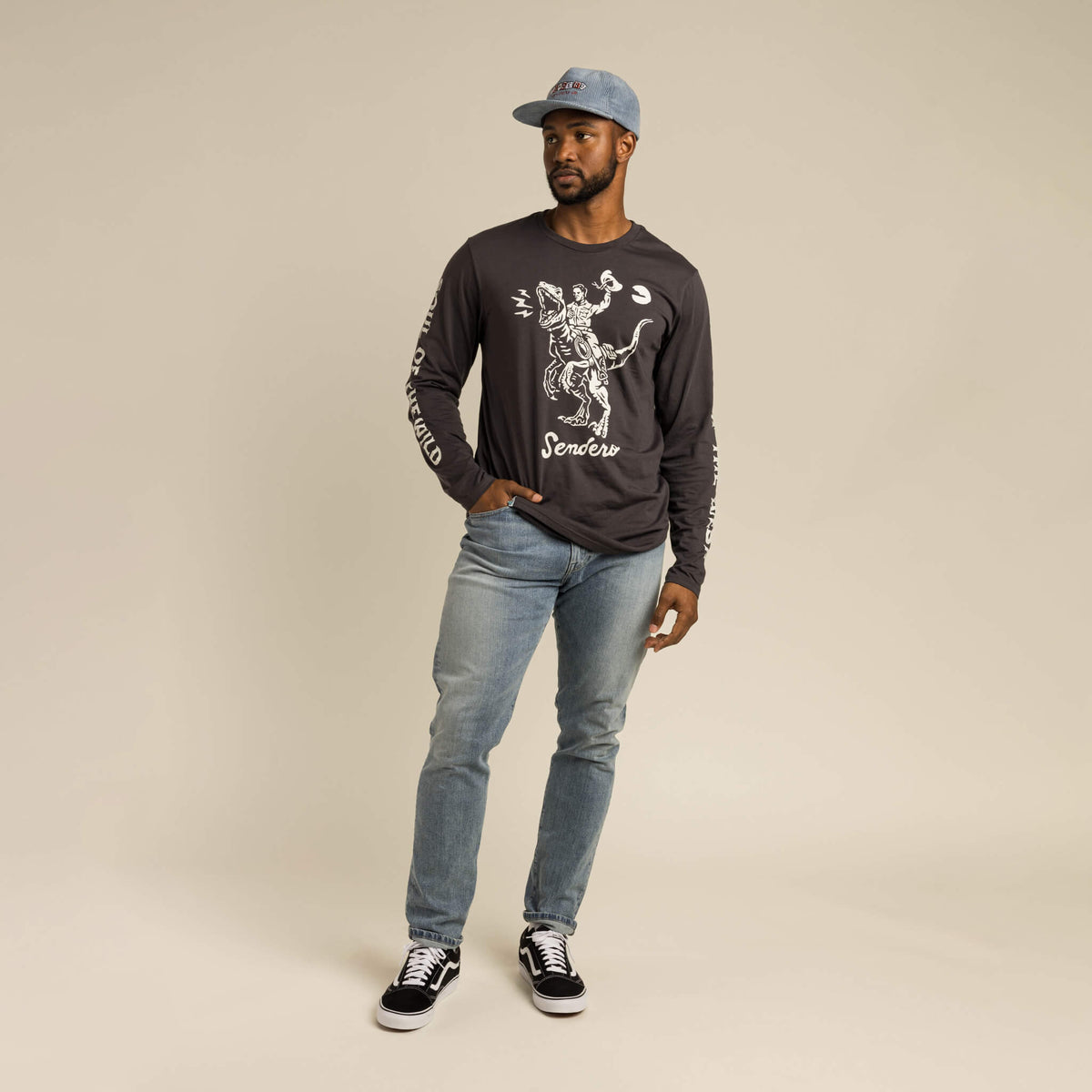 Velociwrangler Long Sleeve T-Shirt - Vintage Black