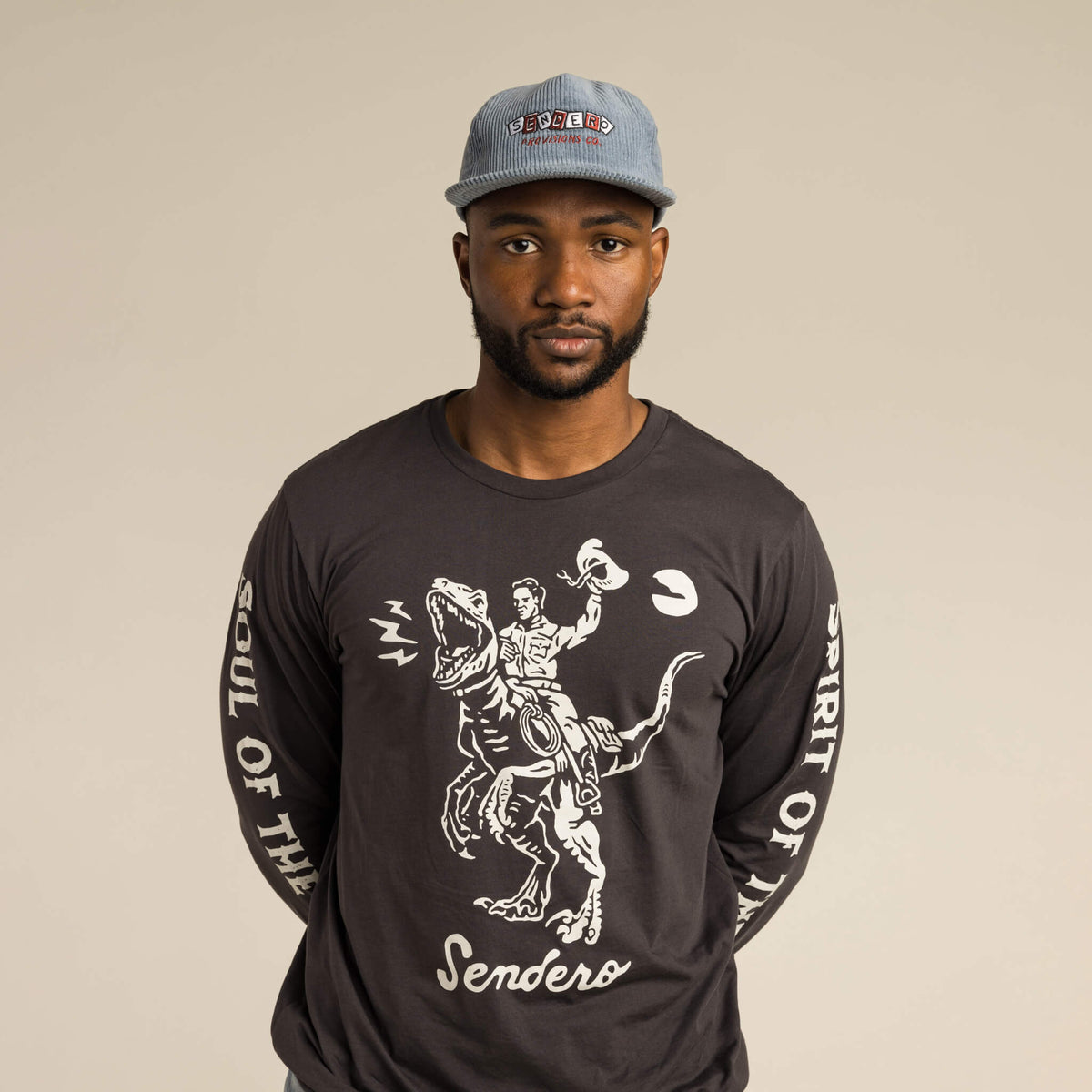 Velociwrangler Long Sleeve T-Shirt - Vintage Black
