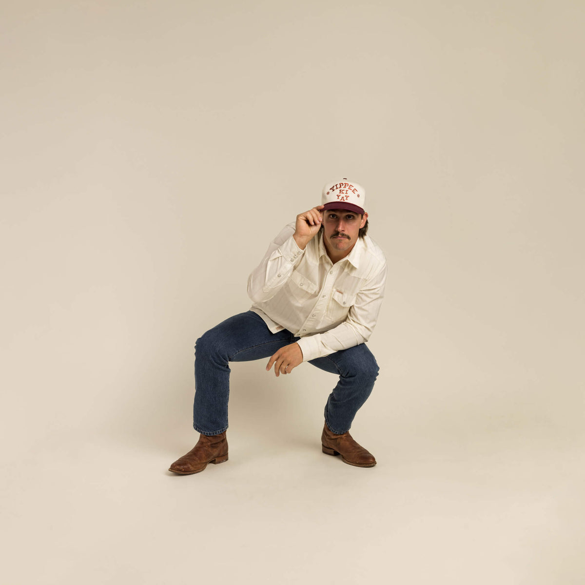 Confluence Tech Long Sleeve Shirt - Vintage White/Khaki