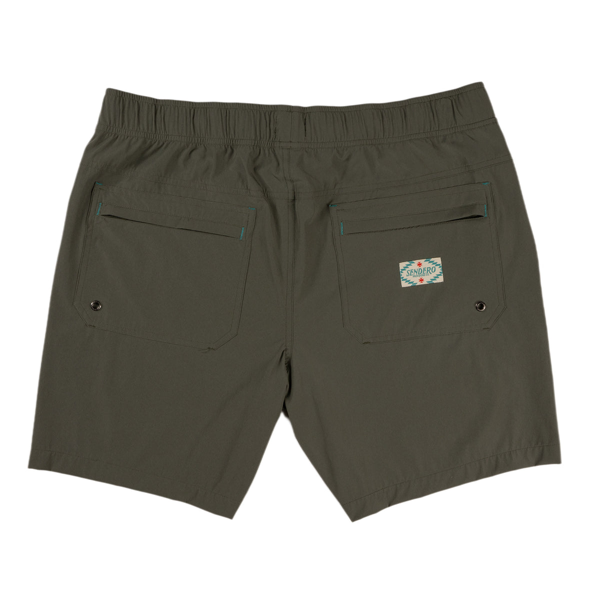 Bajada Hybrid Shorts - San Juan Green
