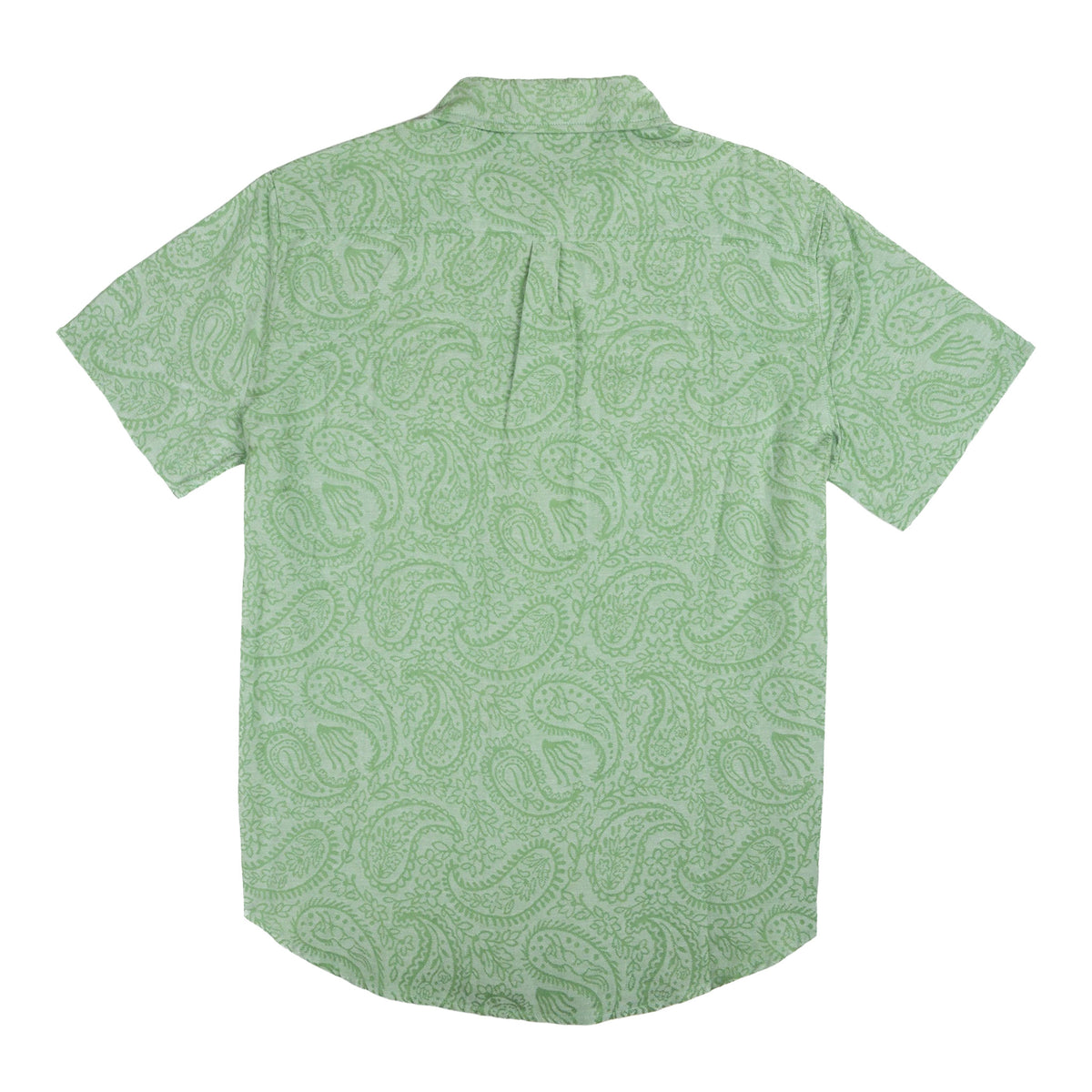 Boquillas Short Sleeve Shirt - Wildrose Paisley - Green