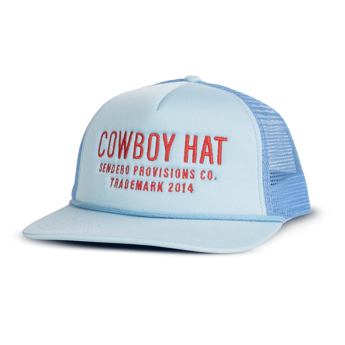Cowboy Hat - Blue/Red