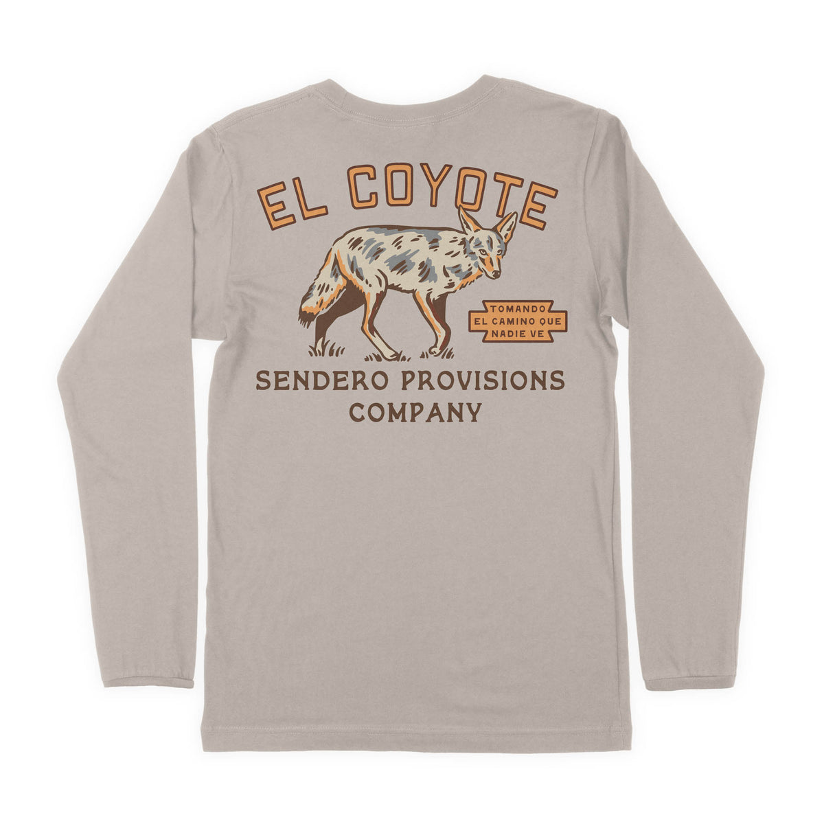 Coyote Long Sleeve T-Shirt - Sand