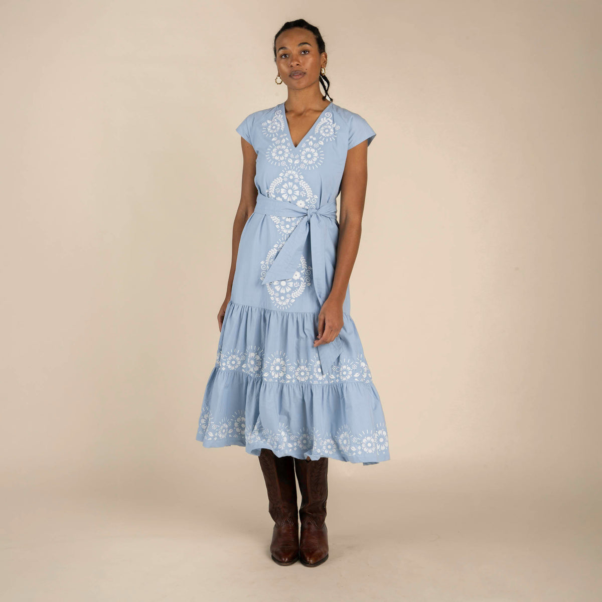The Emilia Dress - Azure