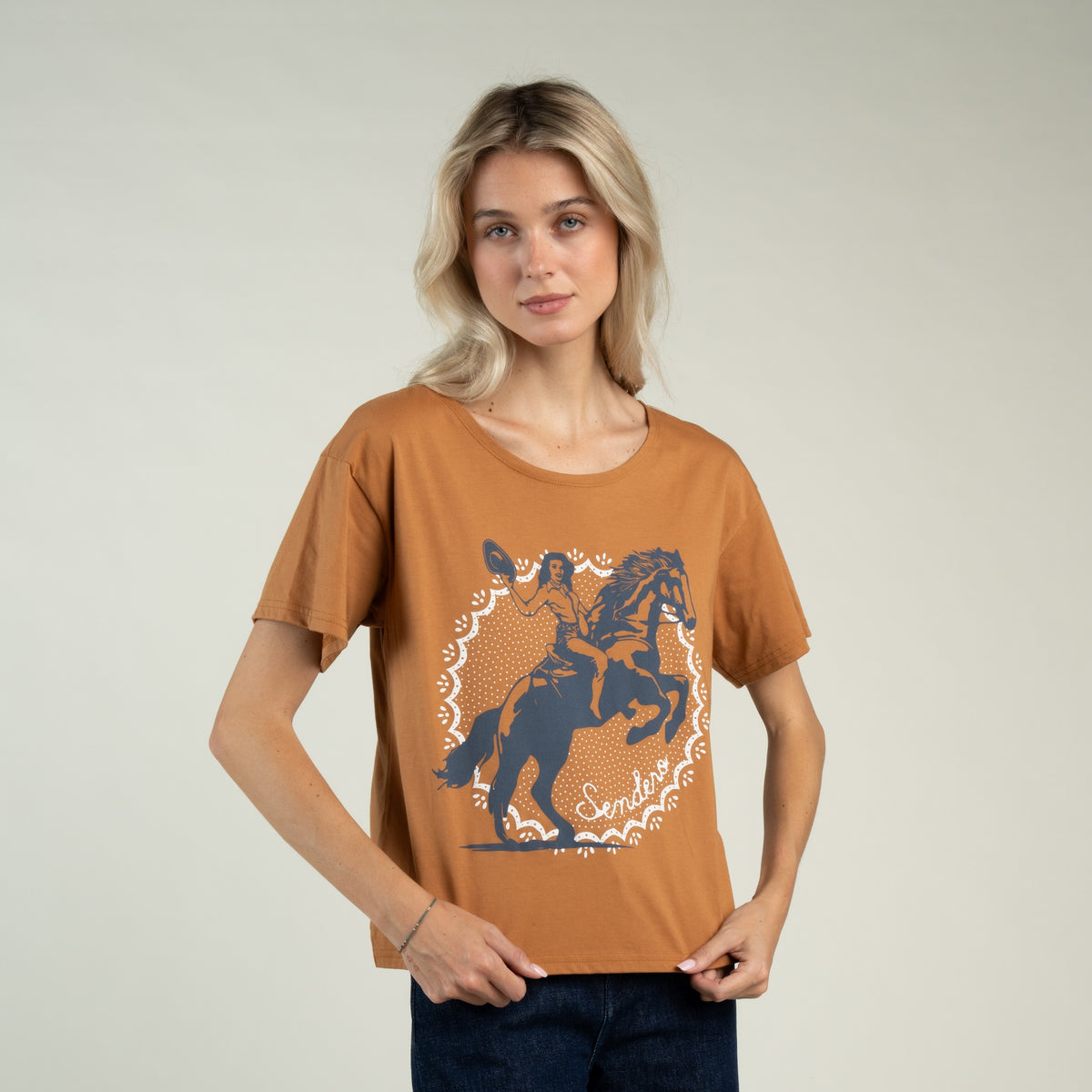 Palomino Basic Tee - Meerkat