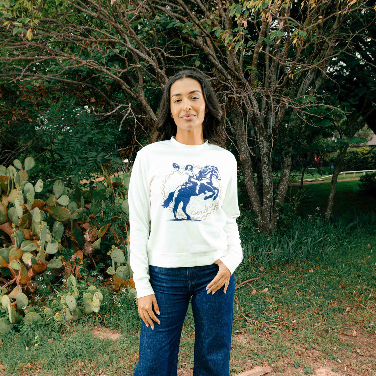 Women's Palomino Sweatshirt - Vintage White